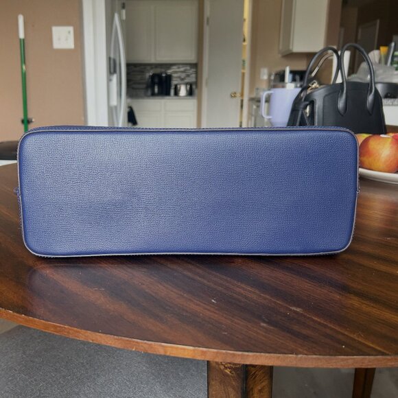 Kate Spade Suite Large Work Tote Parisian Navy Leather - Picture 11 of 13